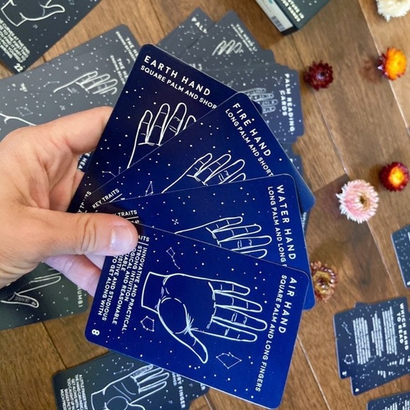 NEW Palm Reading Cards Palmistry Witchcraft Divination Witchy Occult Divination - Picture 3 of 8